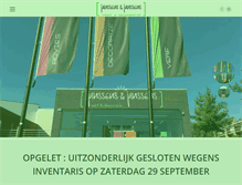 Tablet Screenshot of janssensjanssens.be